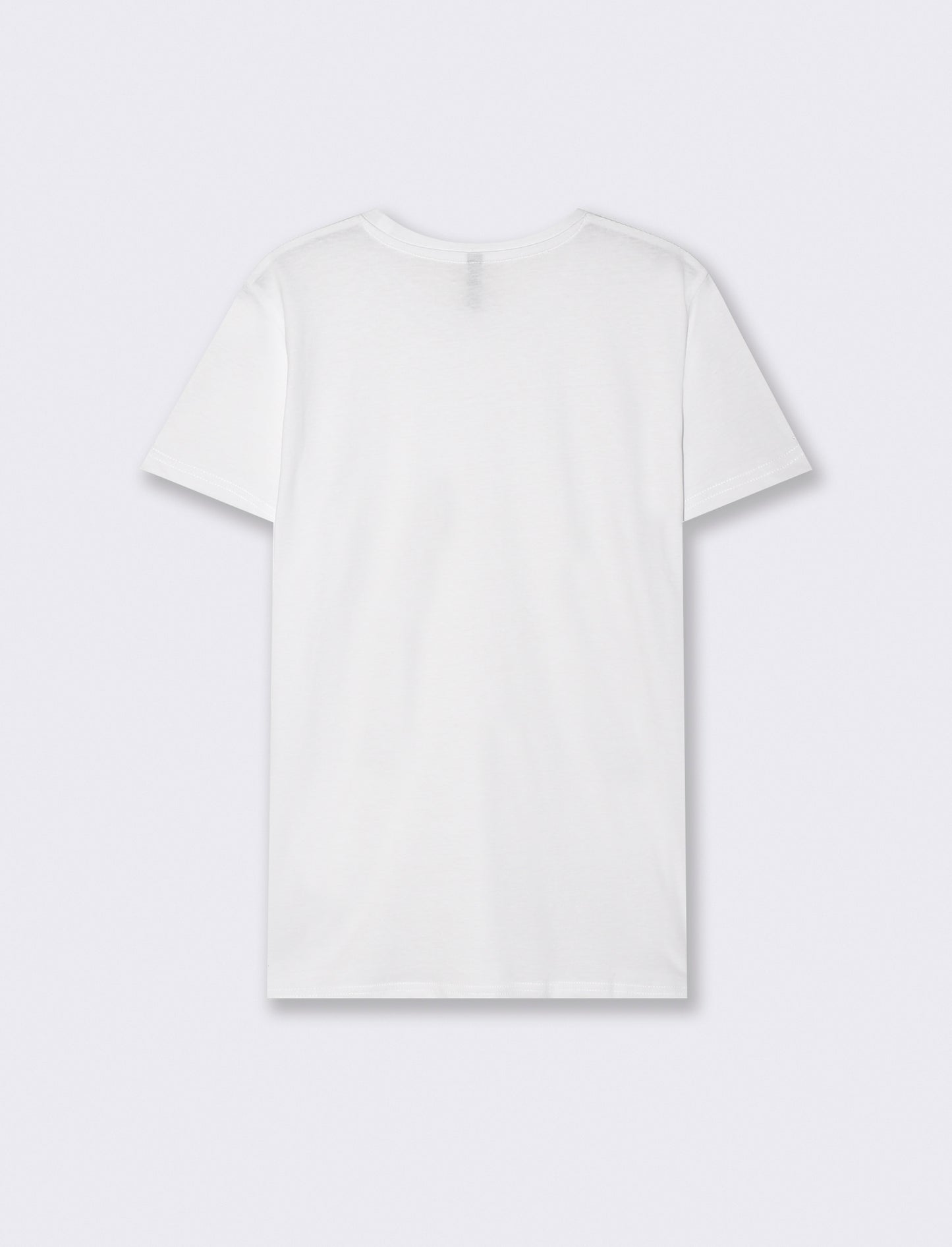T-Shirt Basic in Cotone - Bianco