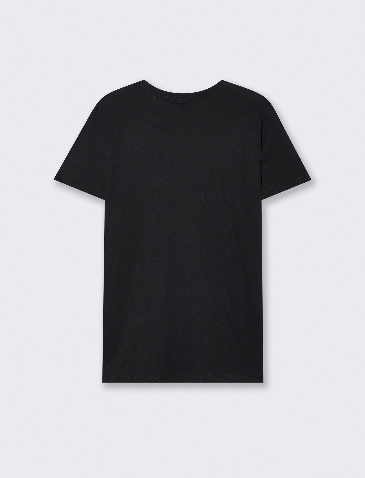 T-Shirt Basic in Cotone - Nero
