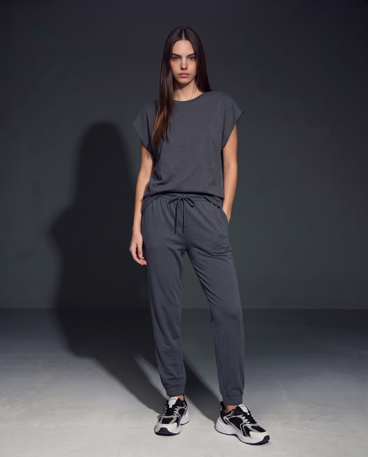 T-Shirt Short Sleeve and Round Neck - Grey