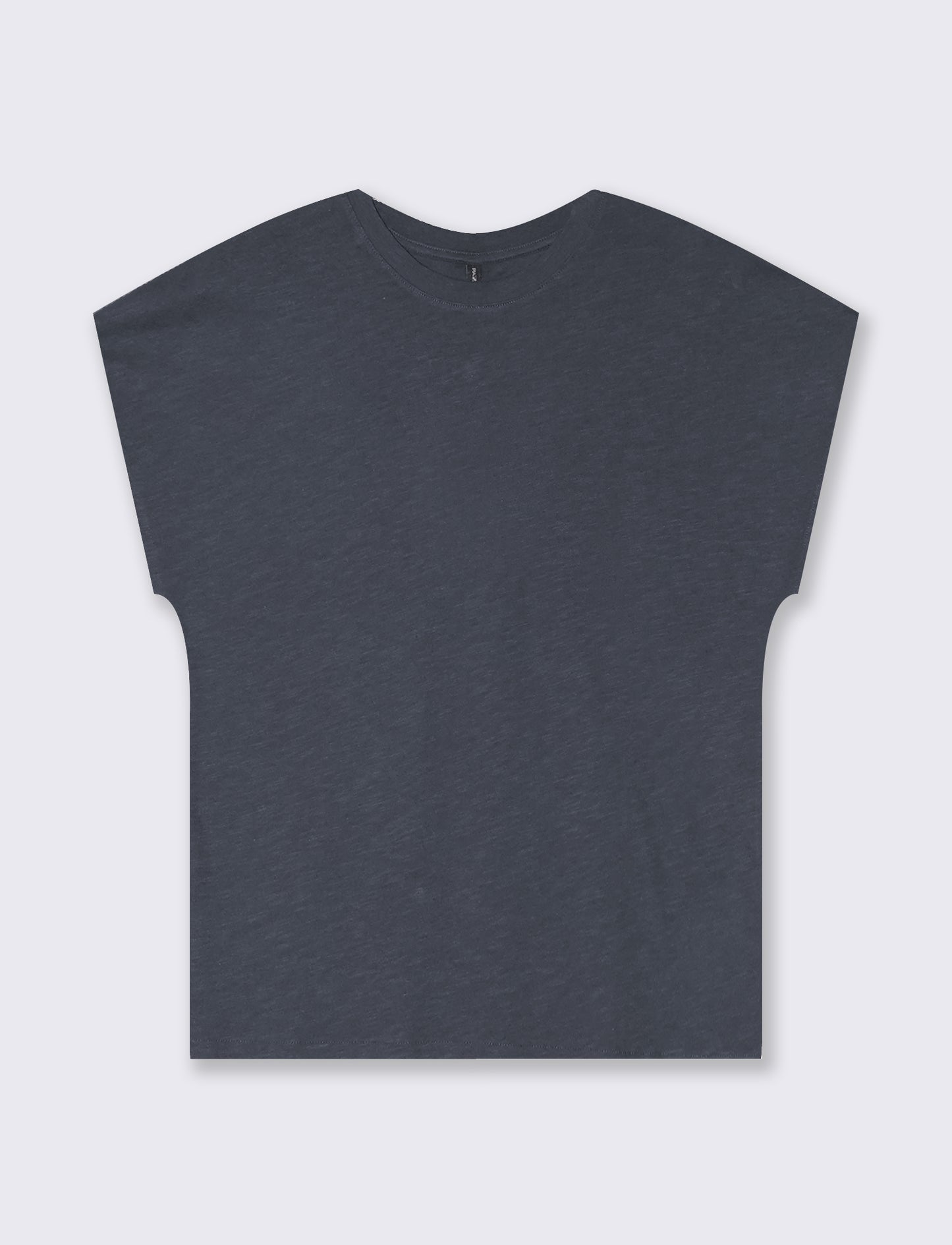 T-Shirt Manica T e Collo Tondo - Grigio piombo
