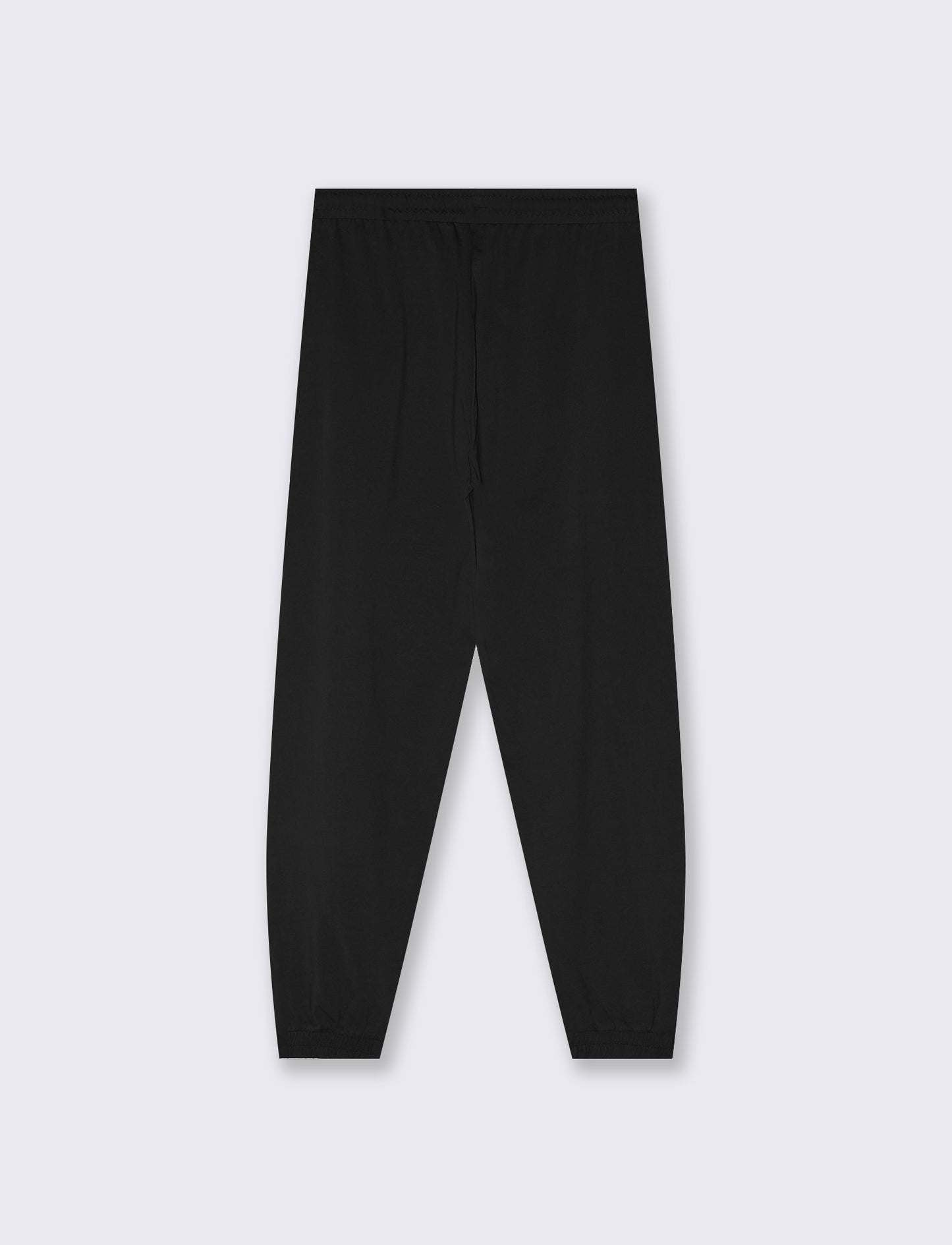 Fitness Pants with Elastic and American Pockets - Black