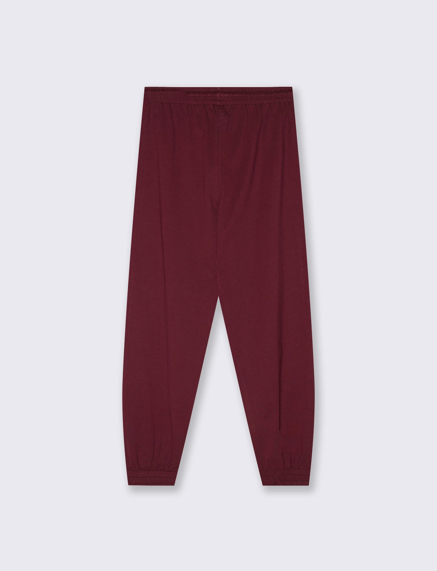 Pantaloni tuta con coulisse in vita - Viola prugna