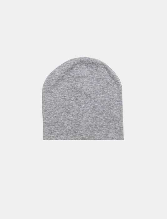 Ribbed Beanie Cap - Grey