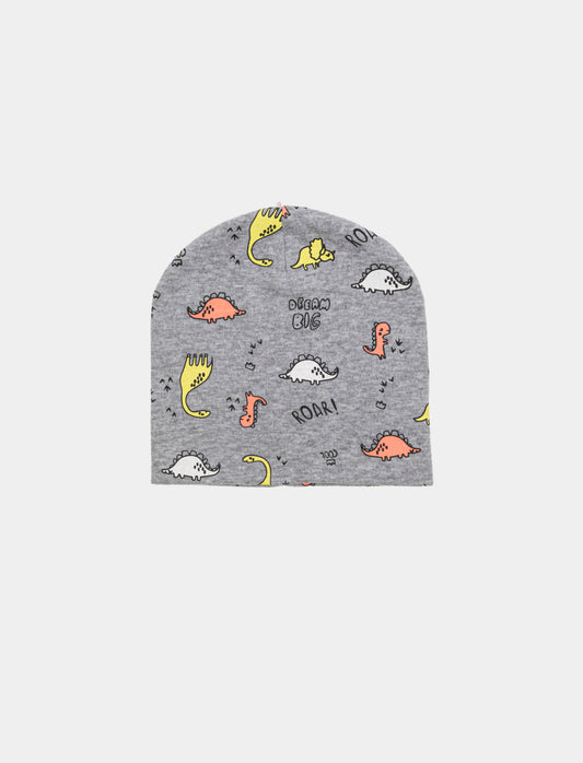 Dino Kids Dinosaur Hat - Grey