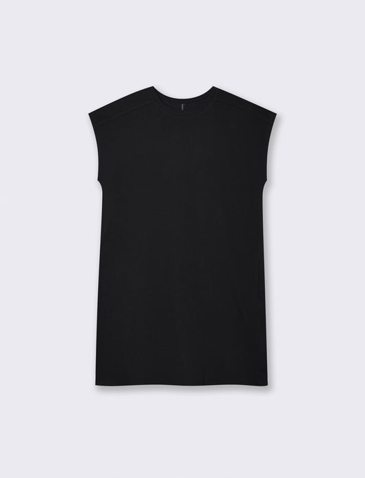 Abito T-Shirt con Vestibilità Morbida - Nero