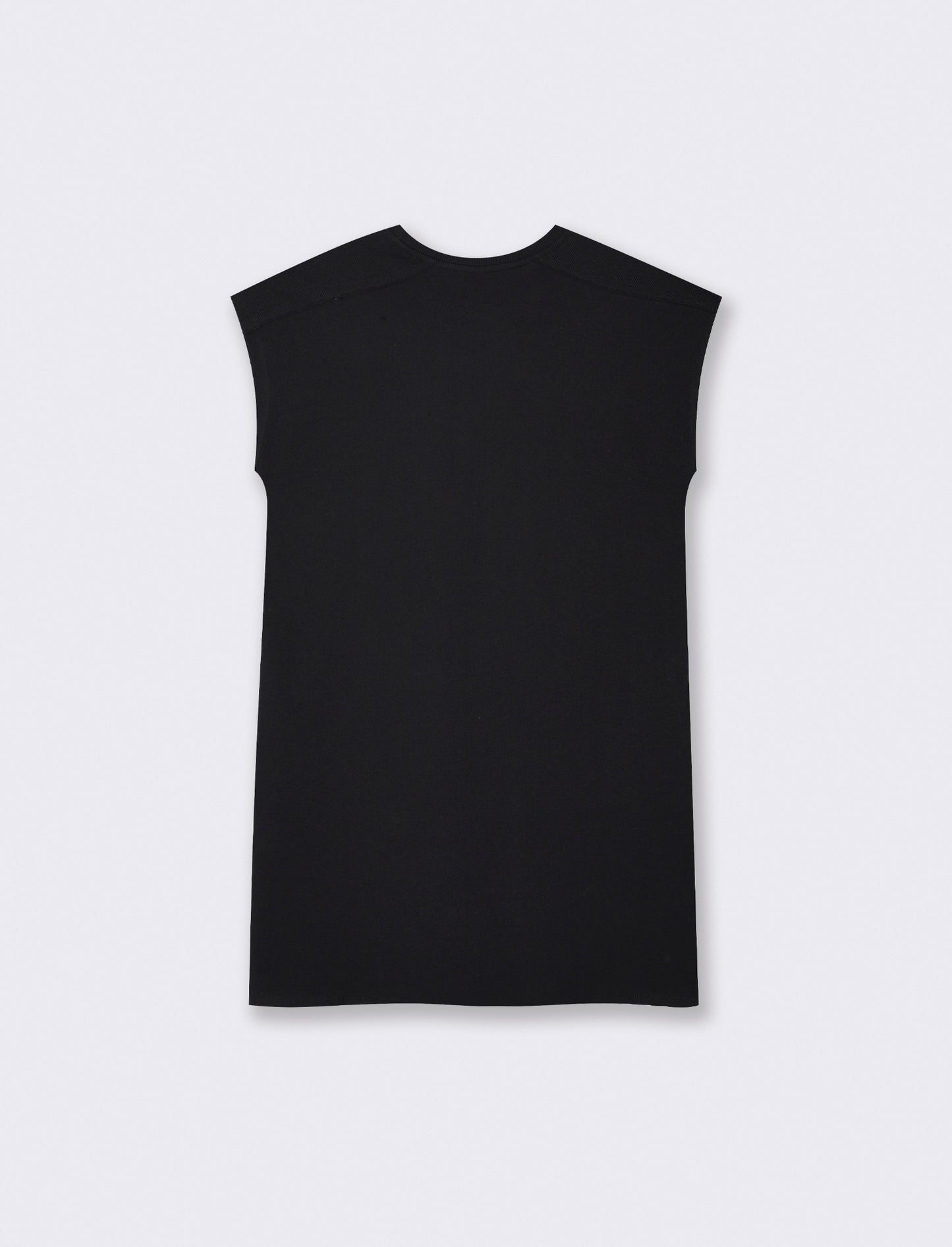 Abito T-Shirt con Vestibilità Morbida - Nero