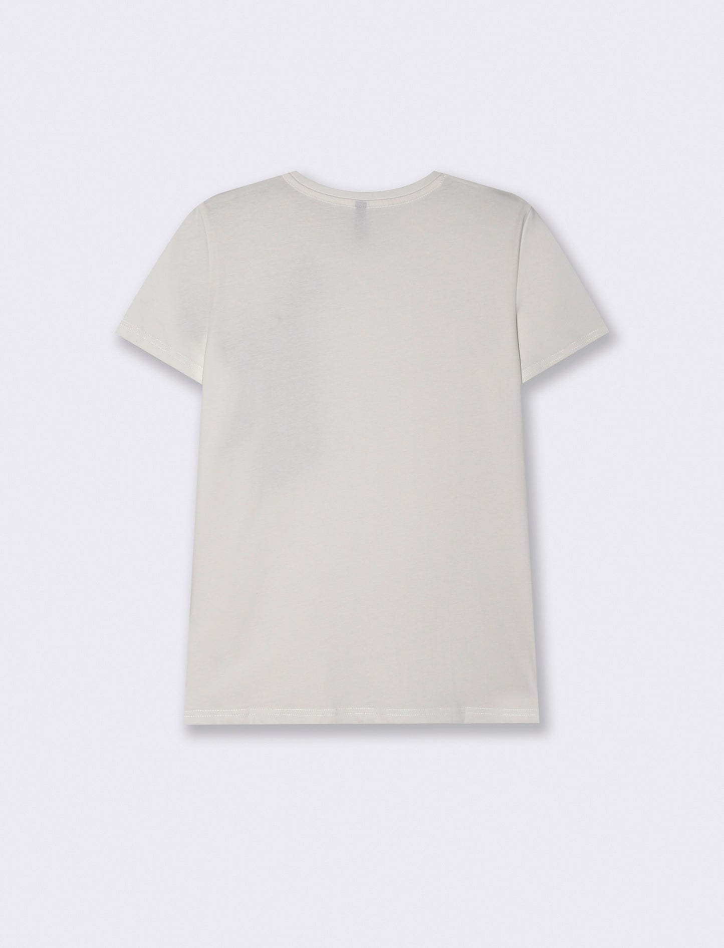 T-shirt cotone a manica corta con applicazioni - var 1