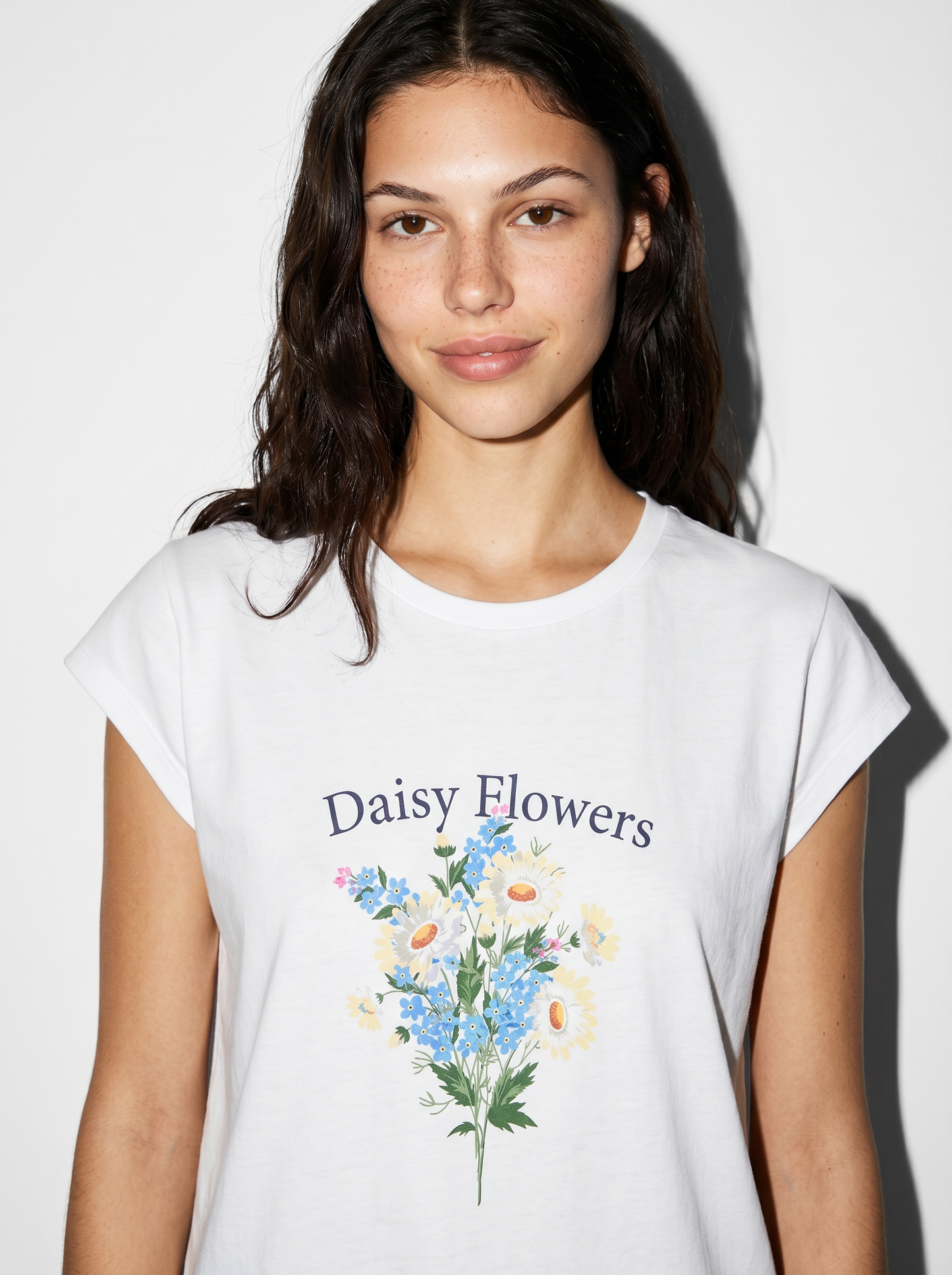 T-shirt cotone manica corta con stampa - var 1