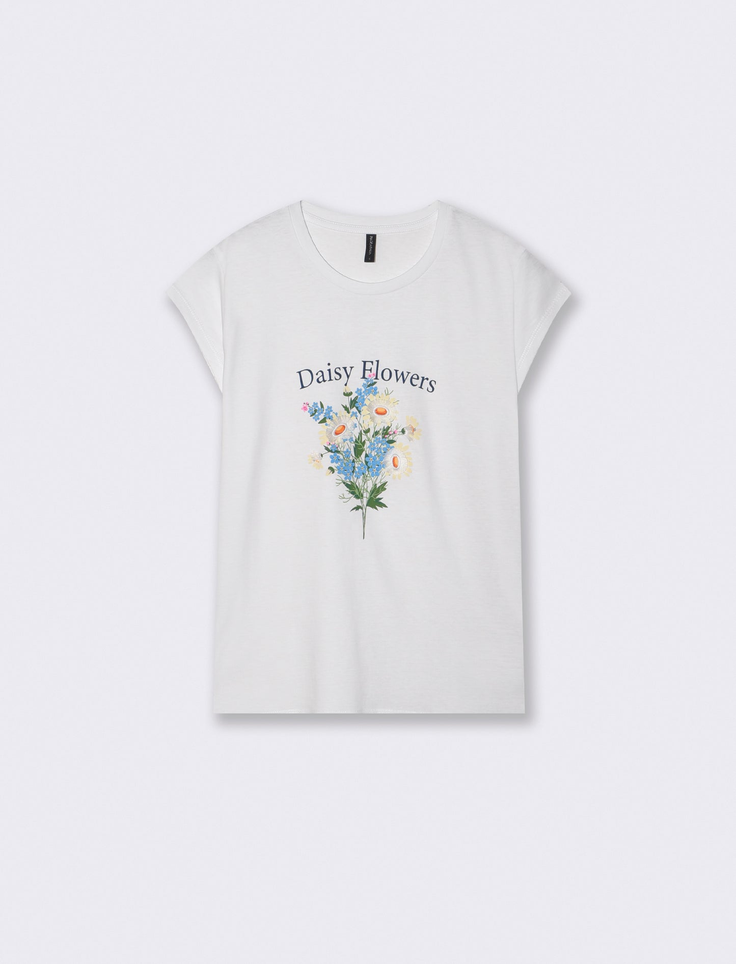 T-shirt cotone manica corta con stampa - var 1