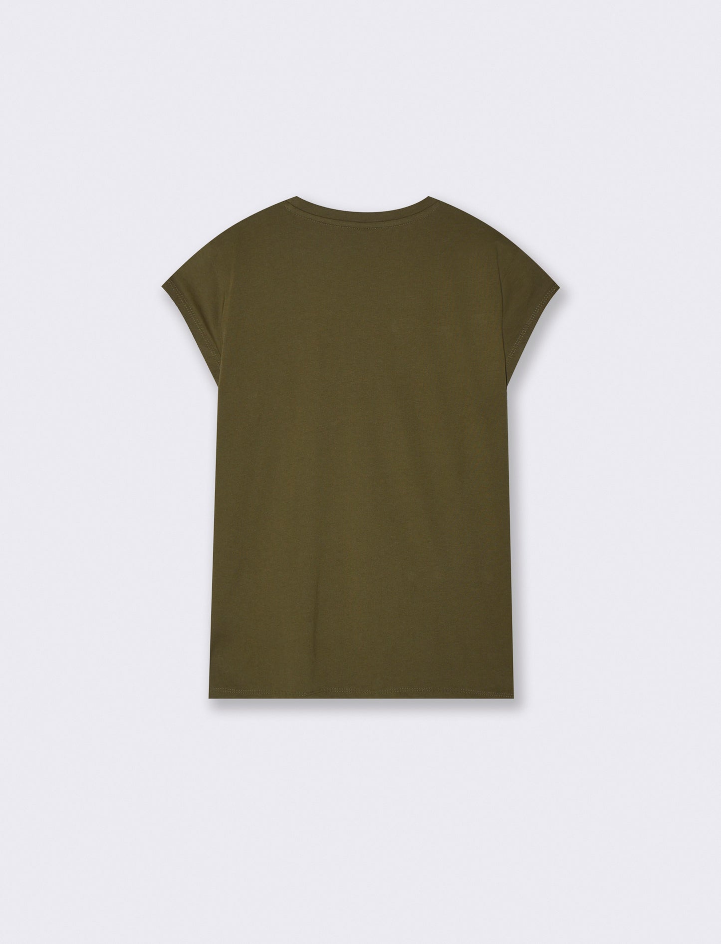 Cotton short sleeve T-shirt with print - 