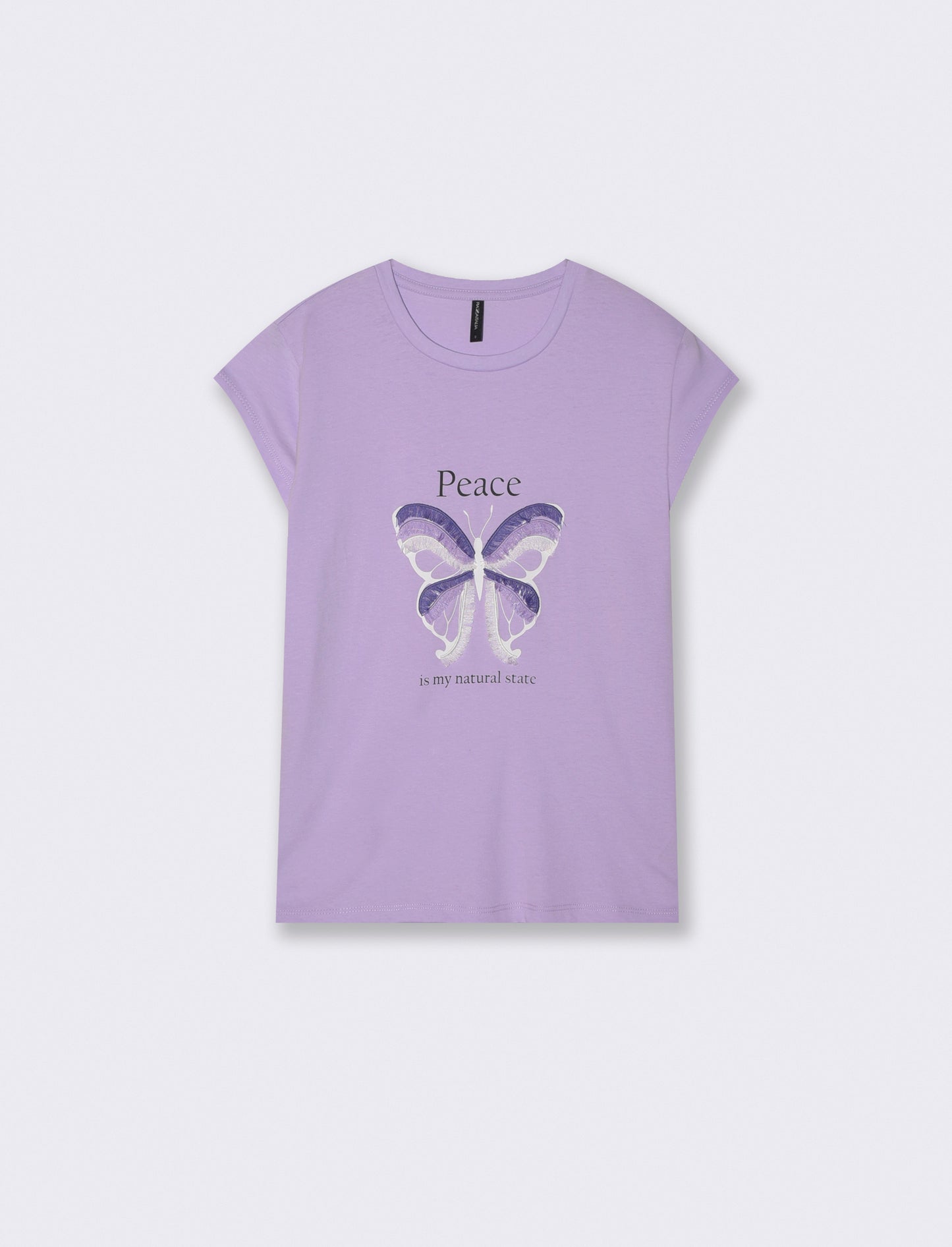 T-shirt cotone manica corta con stampa - var 3