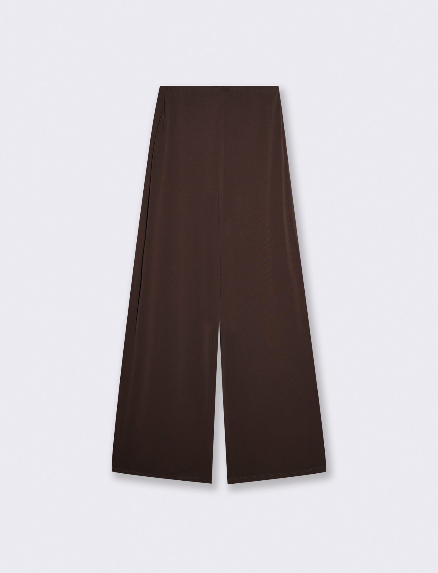 Elegant high-waisted palazzo pants - Brown