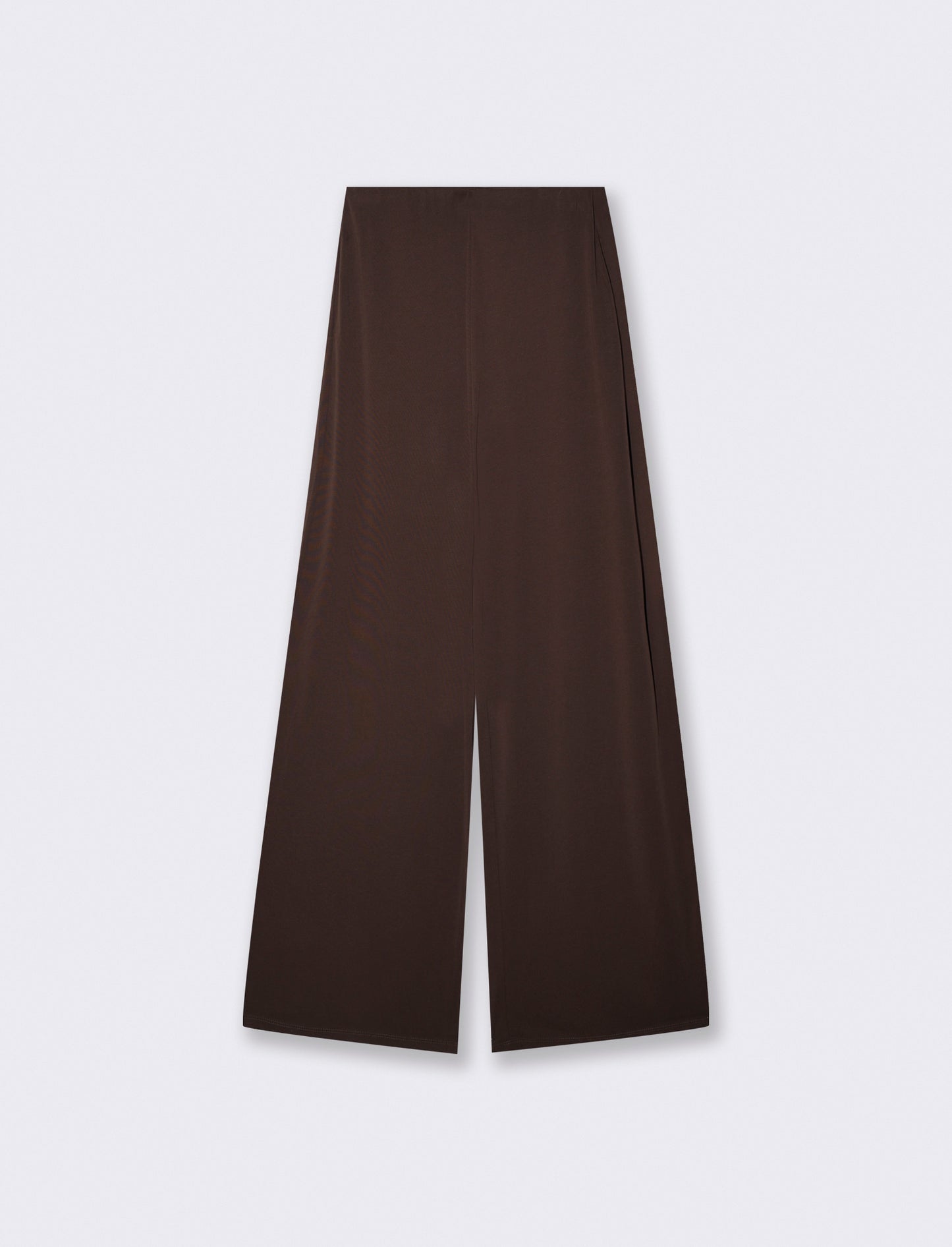 Elegant high-waisted palazzo pants - Brown