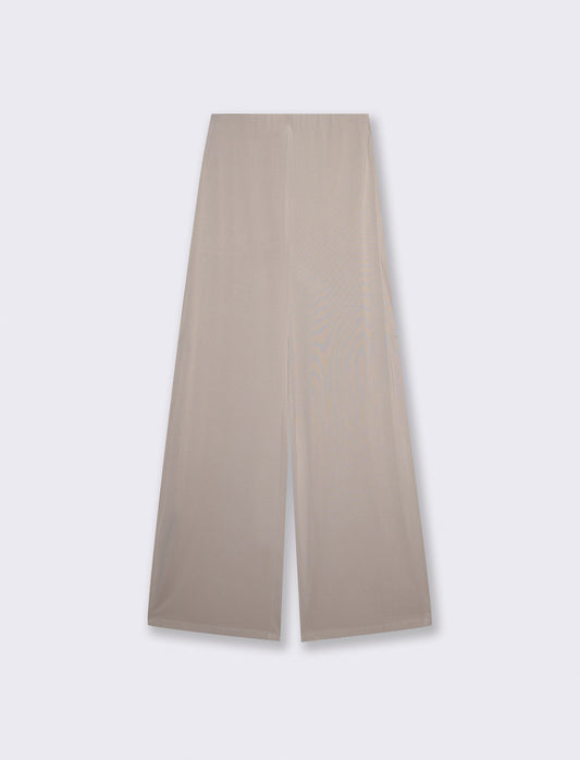 PANTALONE PALAZZO - Beige grano