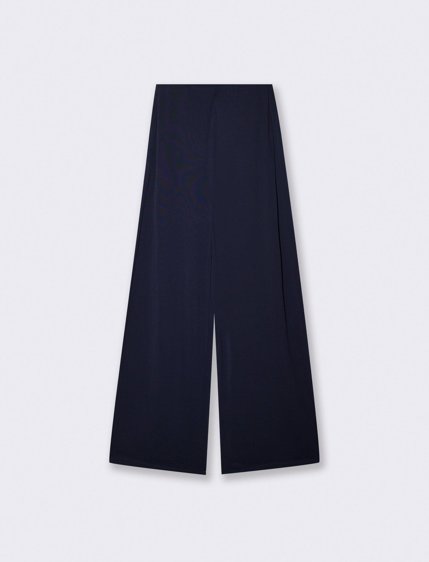 Pantalone palazzo a vita alta elegante - Blu