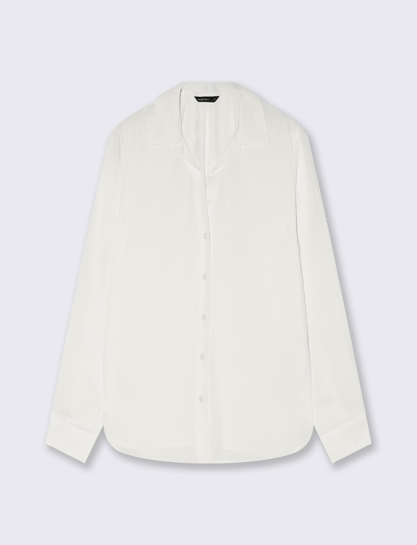 Camicia manica lunga con pieghe posteriori - Bianco latte