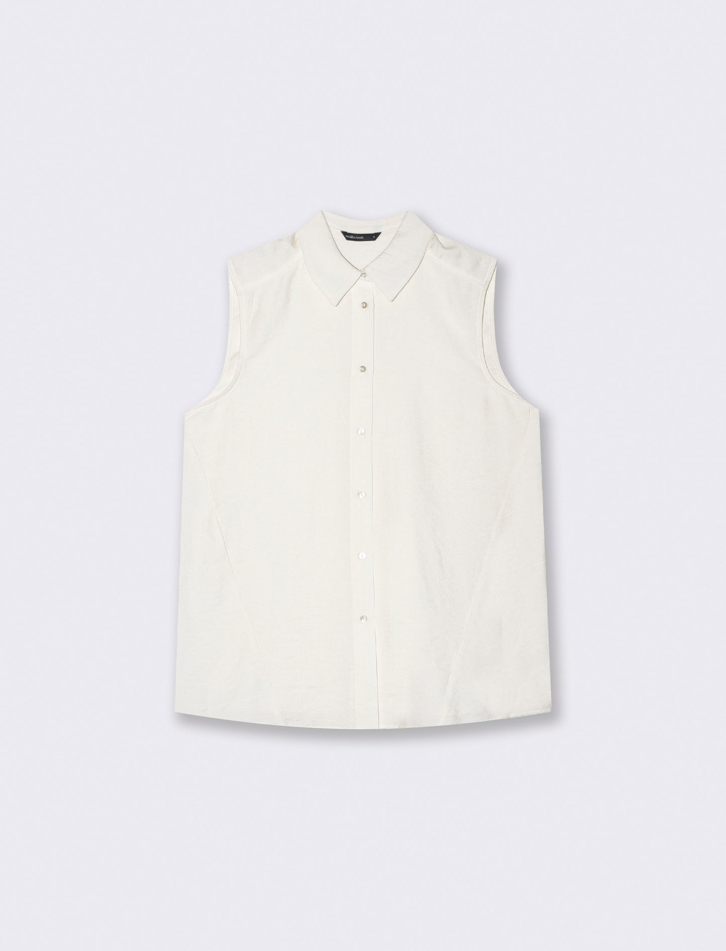 Camicia Giromanica con Stampa - Avorio