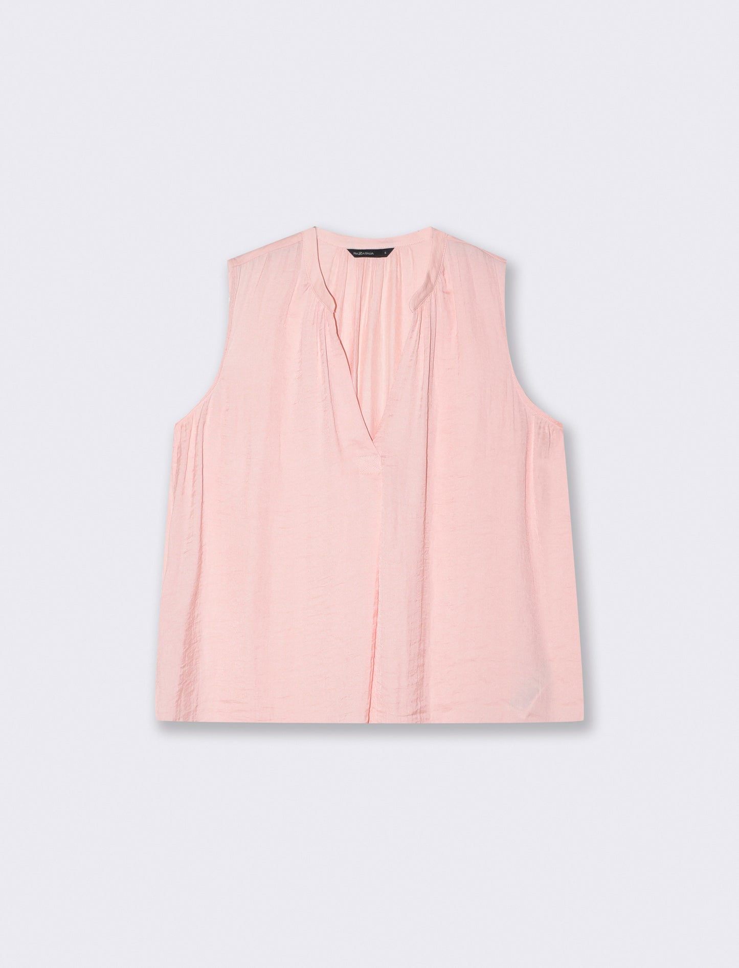 Casacca Giromanica con Scollo a V - Rosa polvere