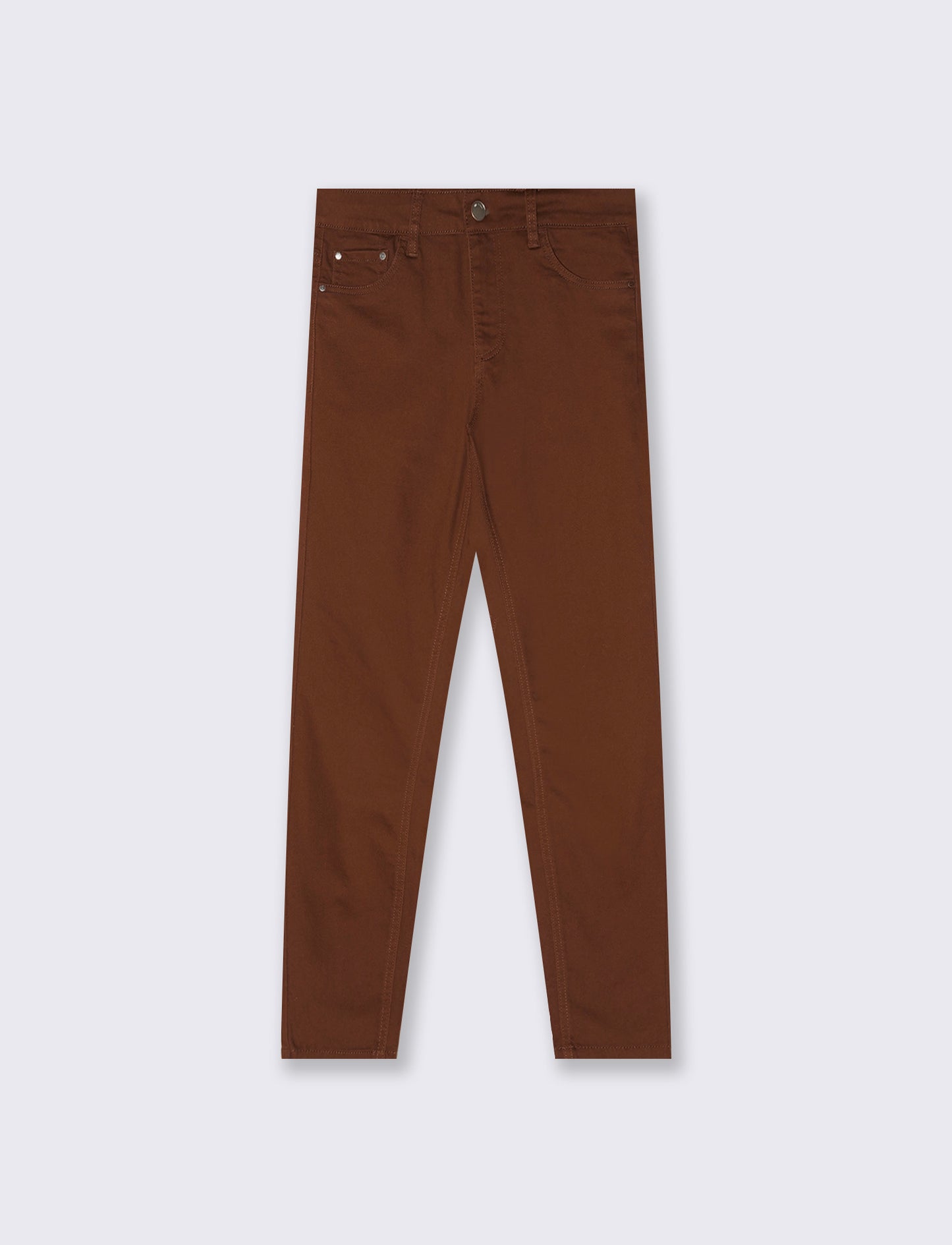 JEANS SKINNY - Marrone cioccolato