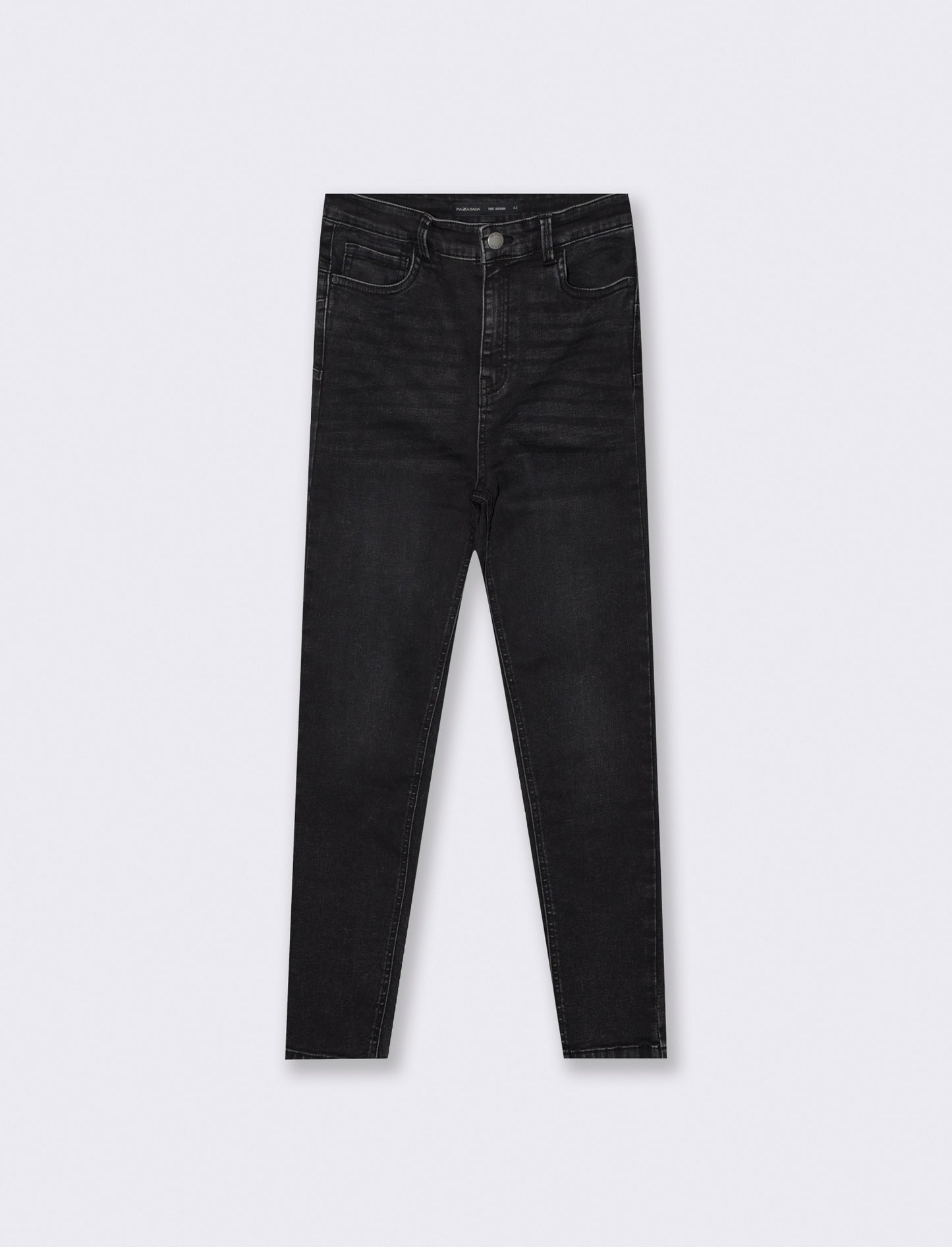 JEANS SUPER SKINNY A VITA MOLTO ALTA - Nero