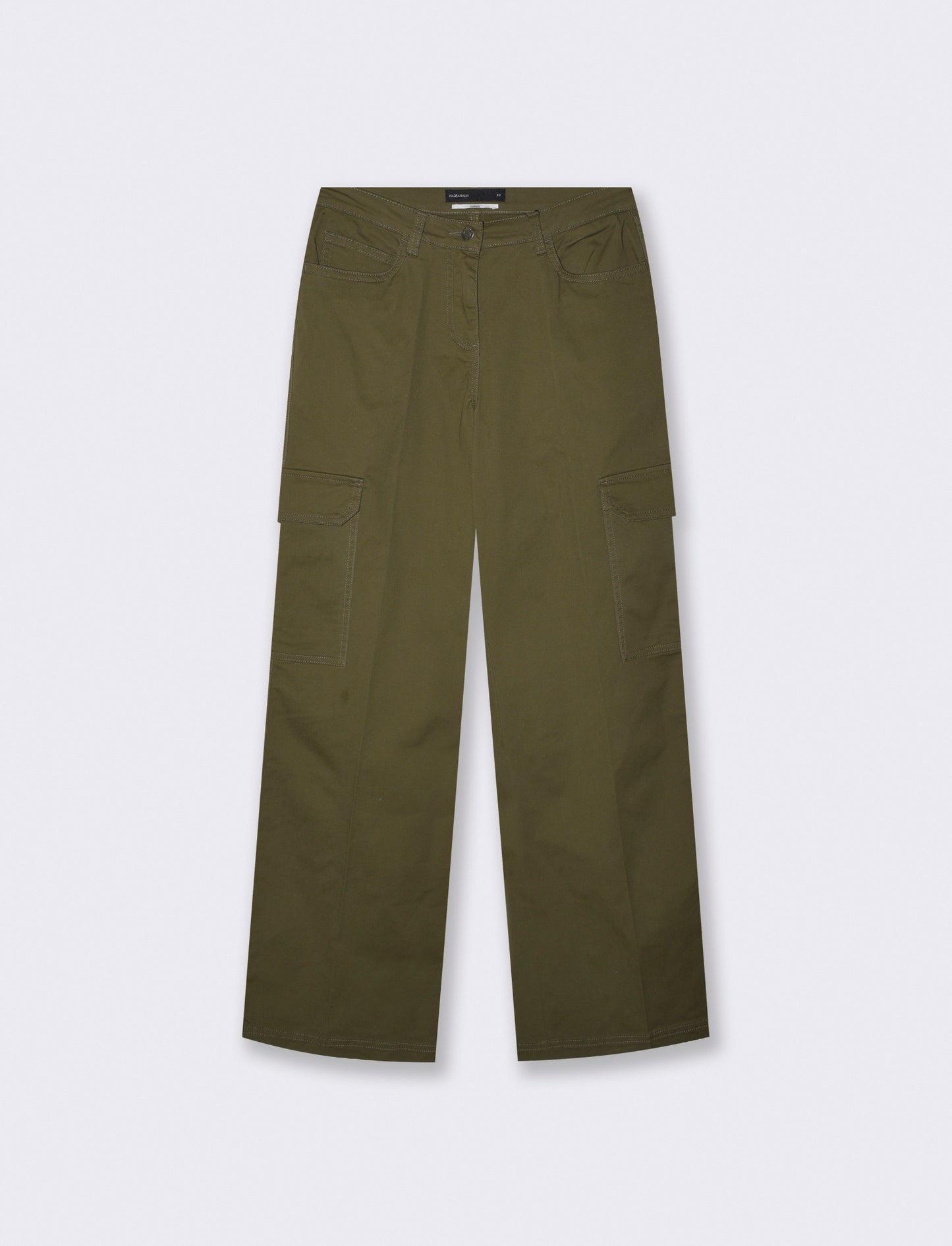 Cargo straight leg  high waist - Ve.milit.