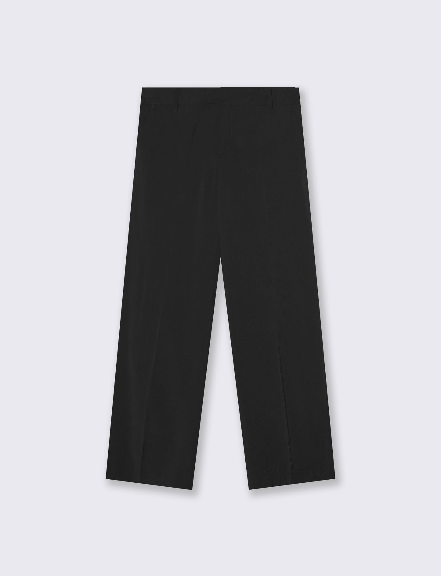 Elegant Straight Pants - Black
