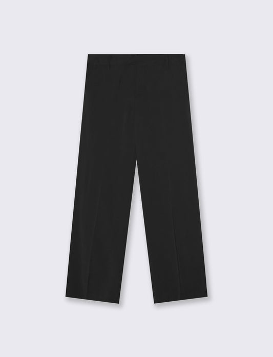Elegant Straight Pants - Black
