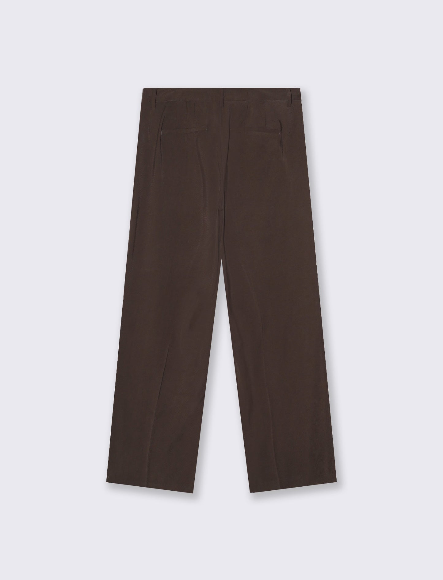 Elegant Straight Pants - Brown