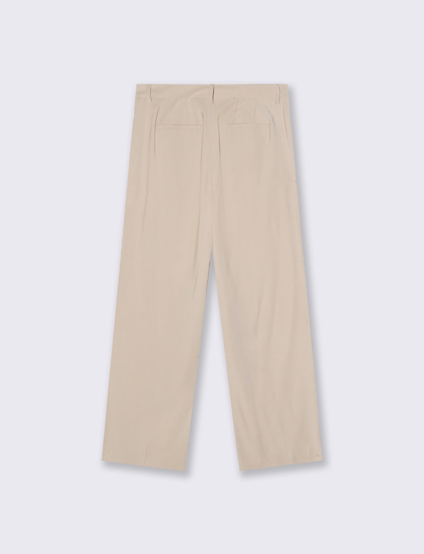Elegant Straight Pants - Beige