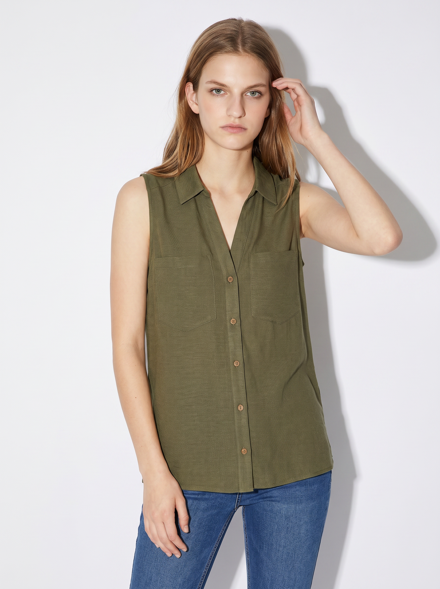 Cargo with Pockets: Style and Comfort - Green