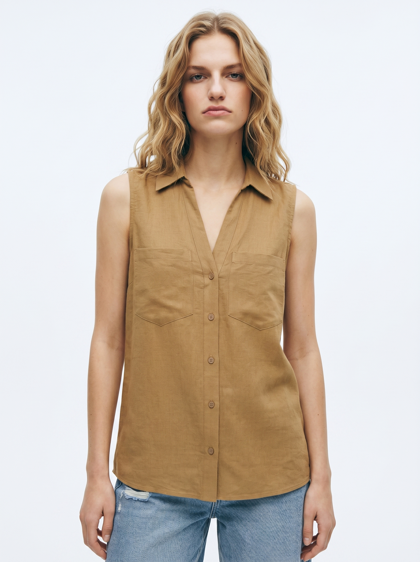 Cargo with Pockets: Style and Comfort - Yellow