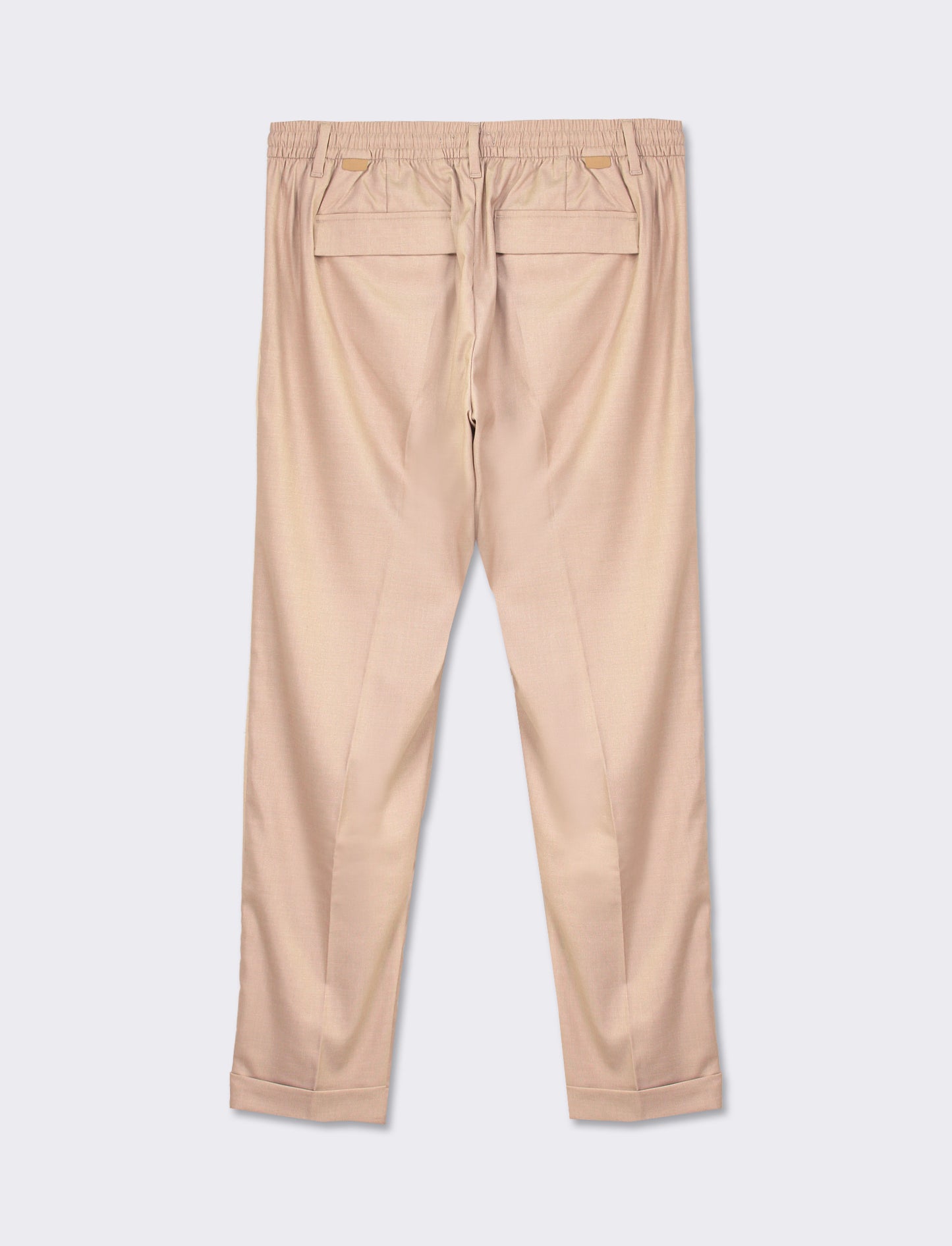 Pantaloni chino formali straight fit - Beige