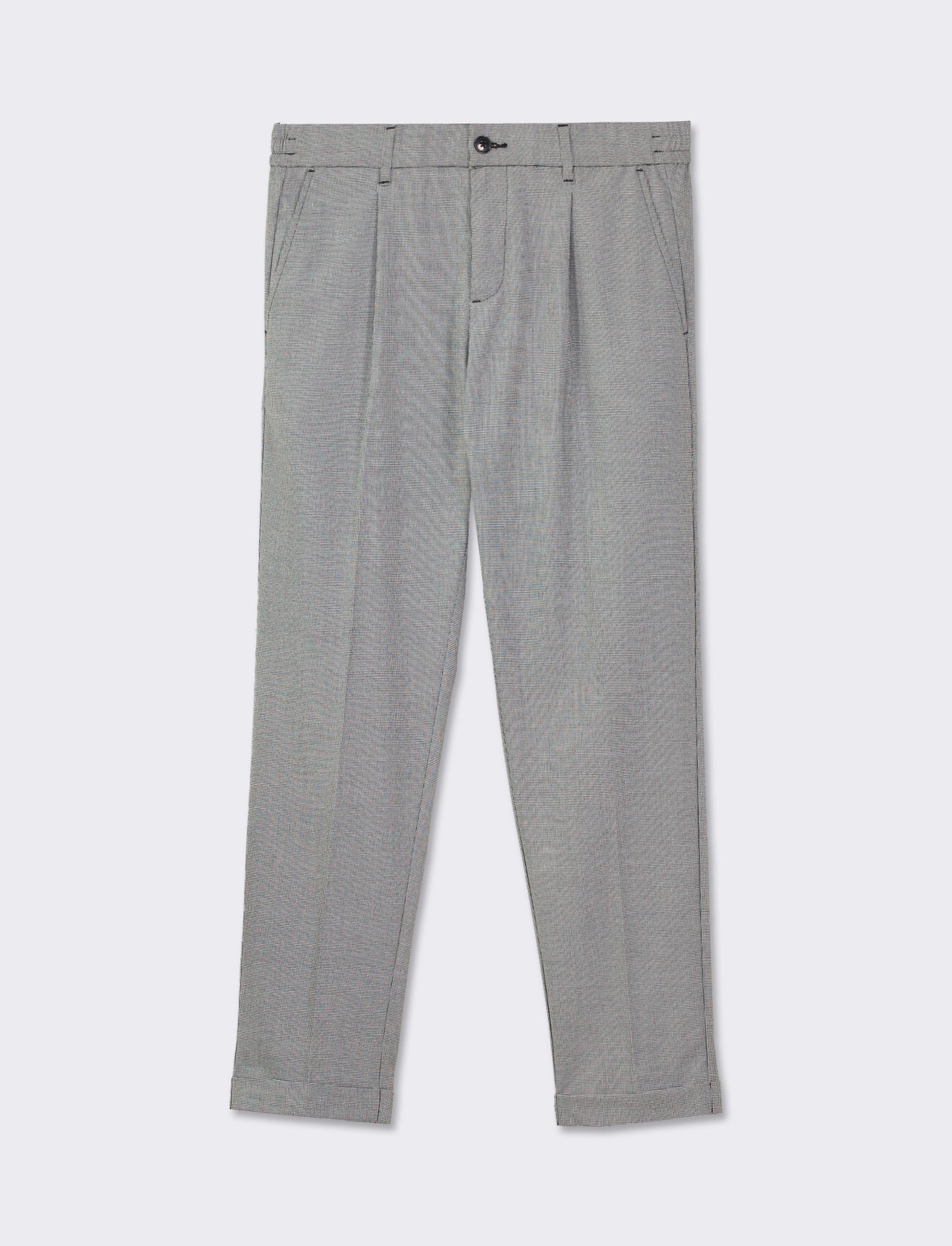 Pantaloni chino formali straight fit - Grigio