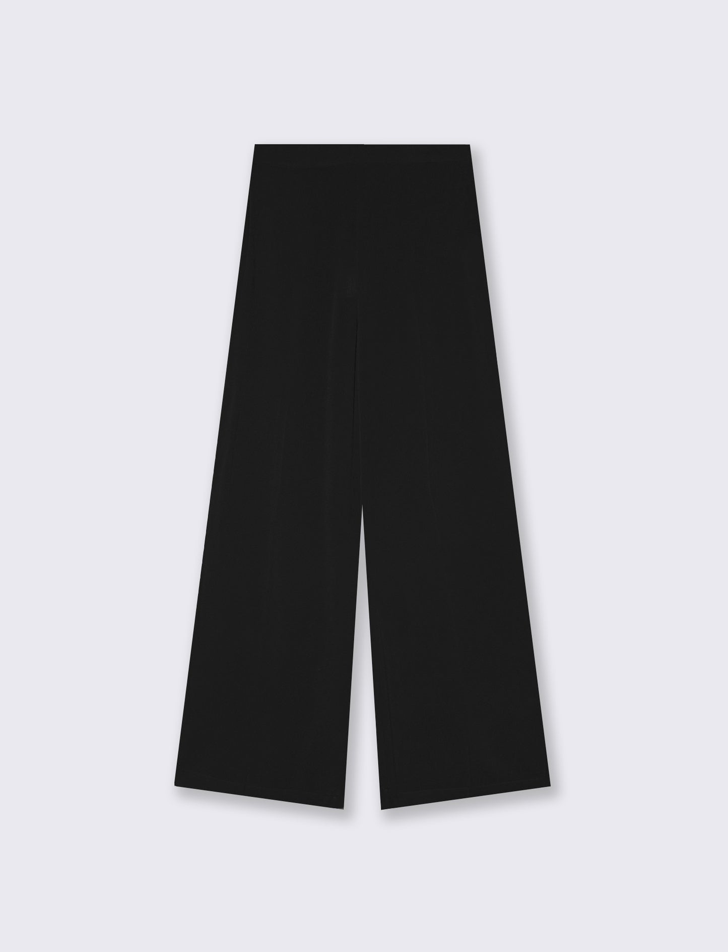 Pants with Elastic Back - Black