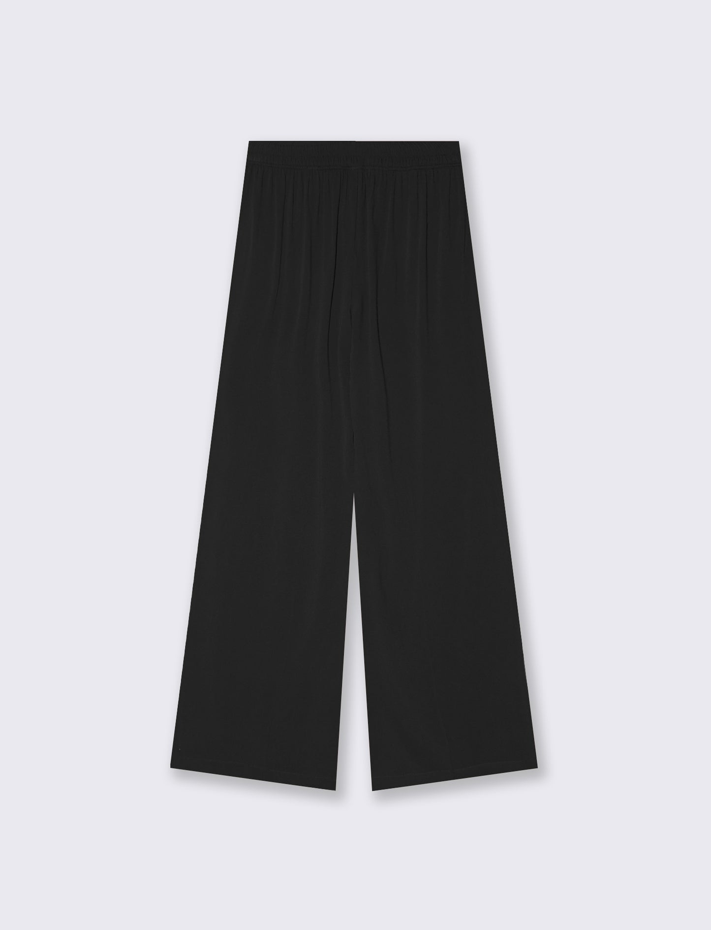 Pants with Elastic Back - Black