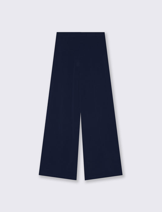 Pantalone con Elastico Dietro - Blu