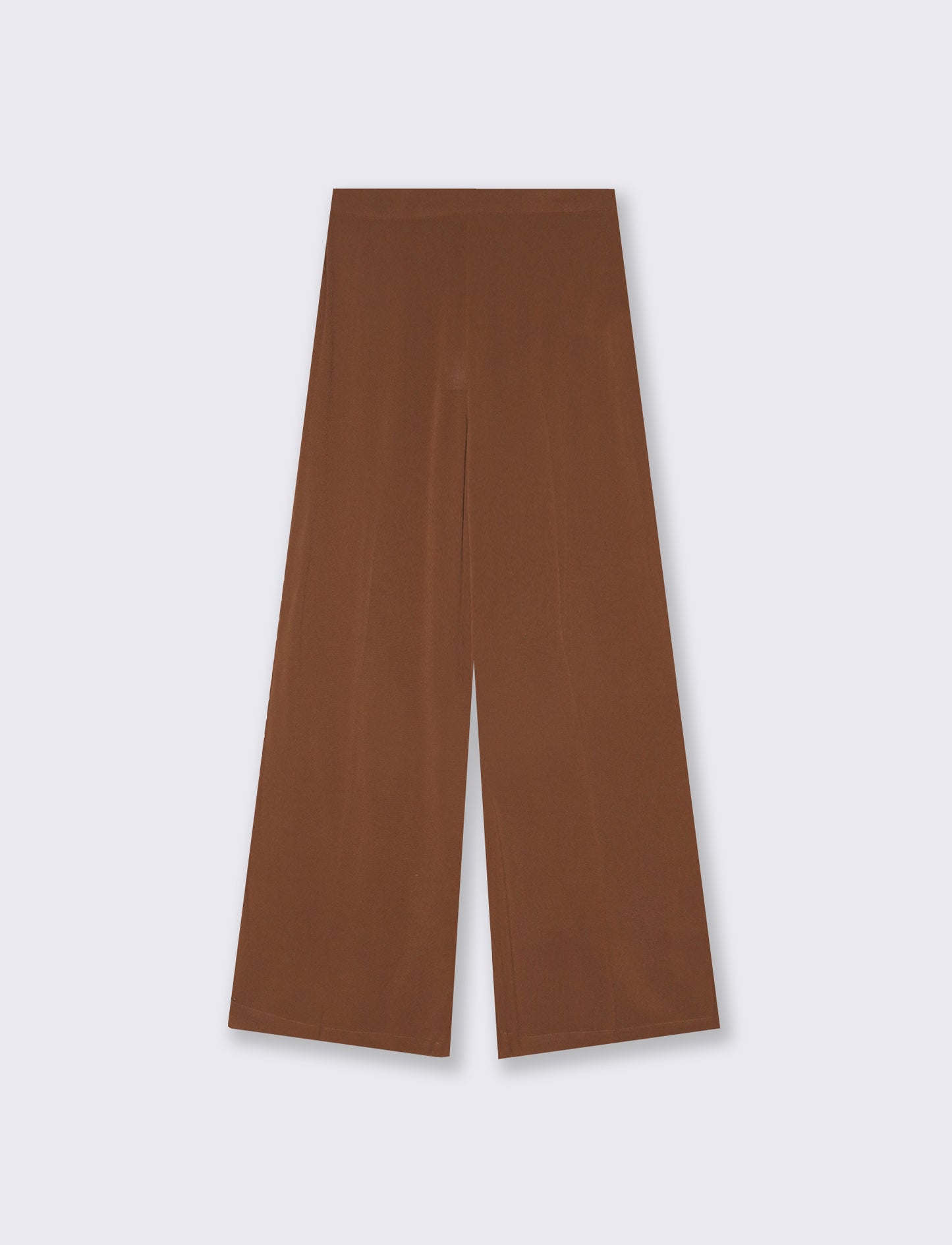 Pants with Elastic Back - Brown