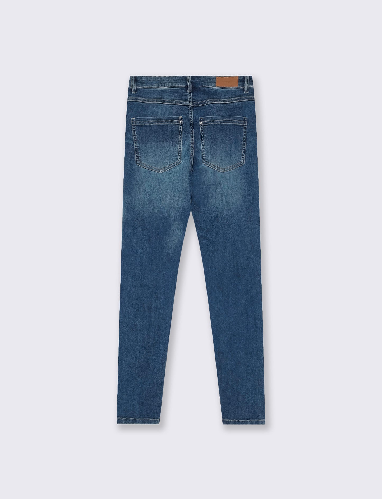 JEANS SUPER SKINNY 5 TASCHE VITA MEDIA - Denim