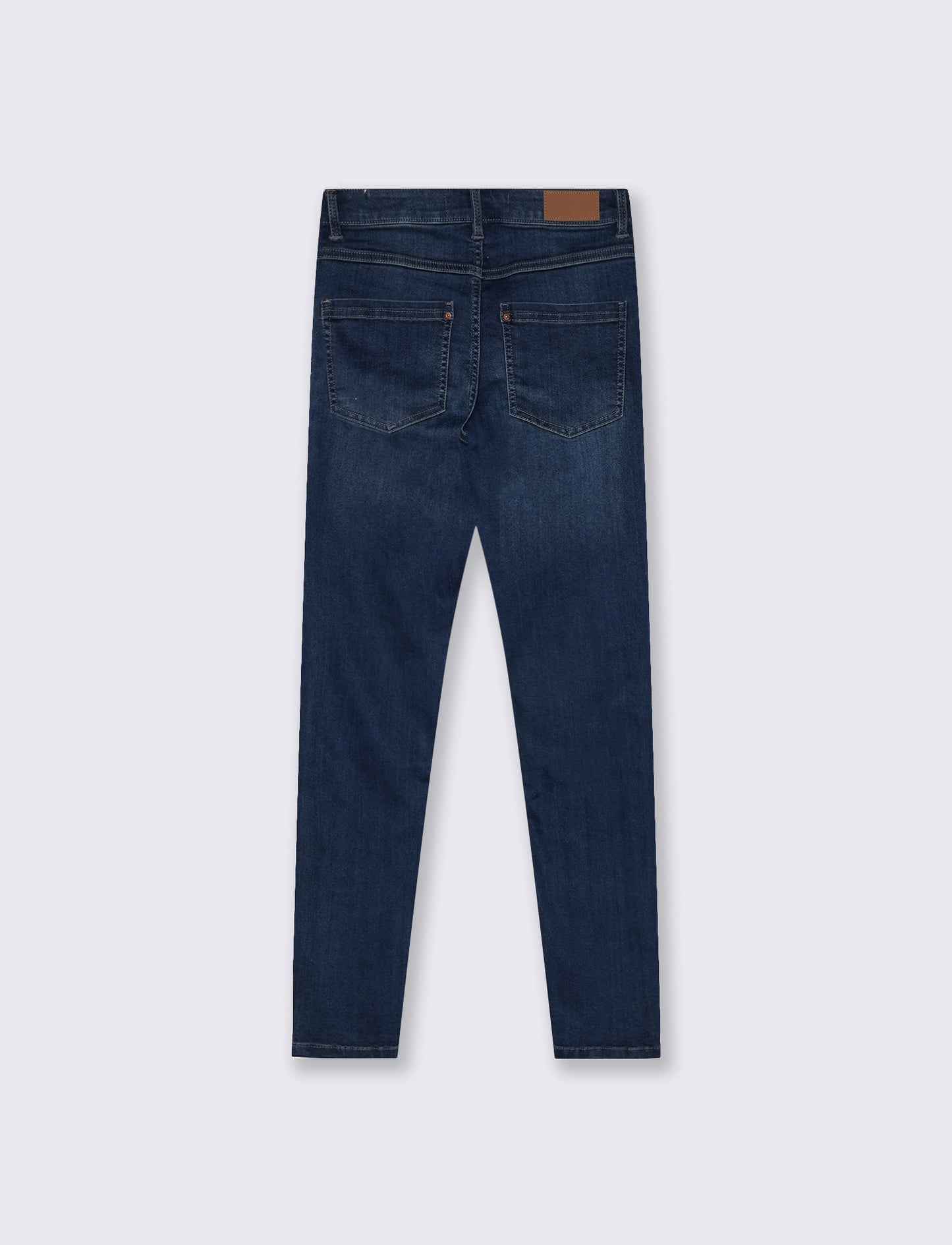 JEANS SUPER SKINNY 5 TASCHE VITA MEDIA - DENIM SCURO