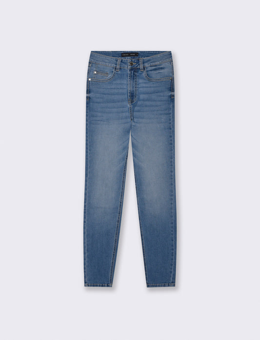 Jeggings super skinny high waist 5 tasche - Denim