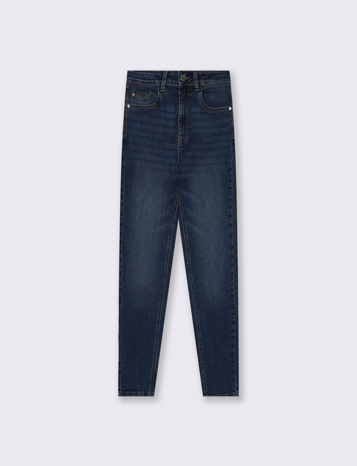 Jeggings super skinny high waist 5 tasche - DENIM SCURO