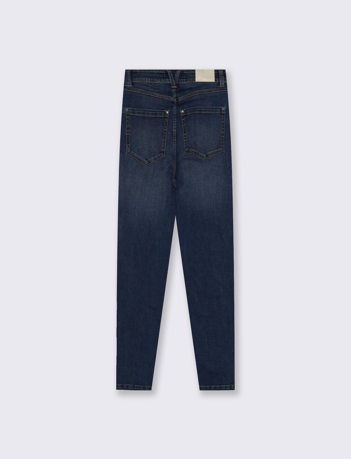 Jeggings super skinny high waist 5 tasche - DENIM SCURO