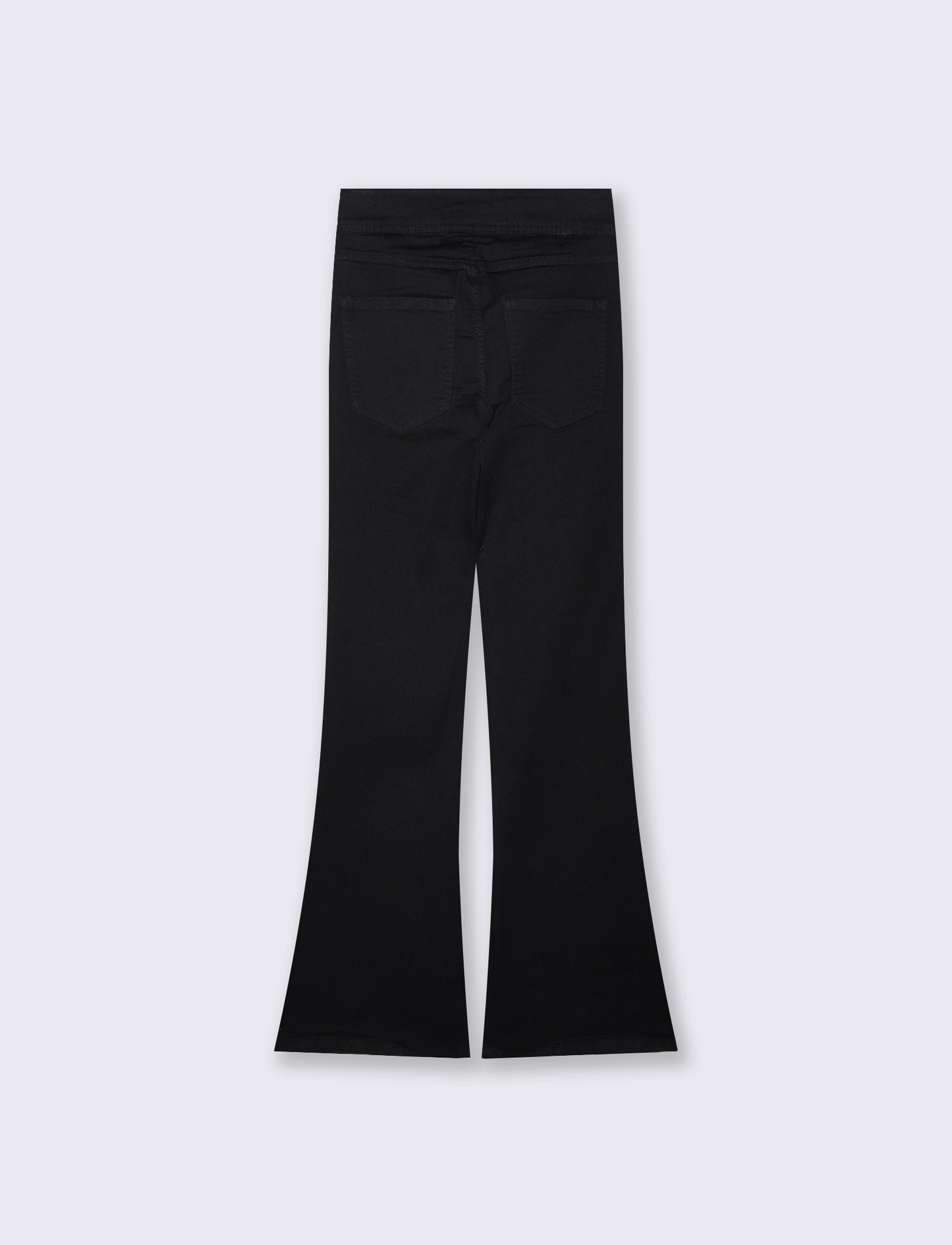 Jeggins bootcut high waist - Nero