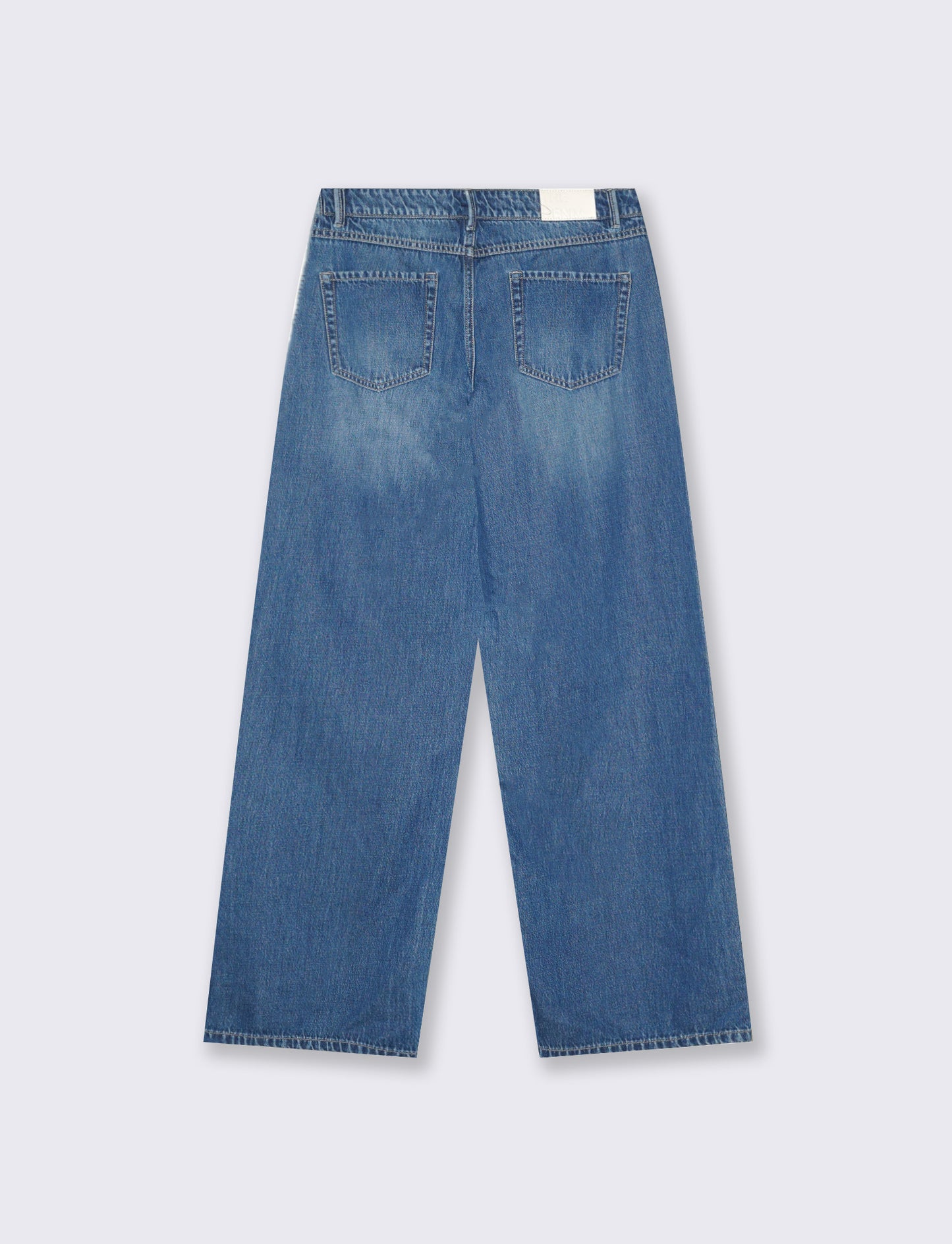 JEANS STRAIGHT LEG a vita bassa 5 tasche - Denim