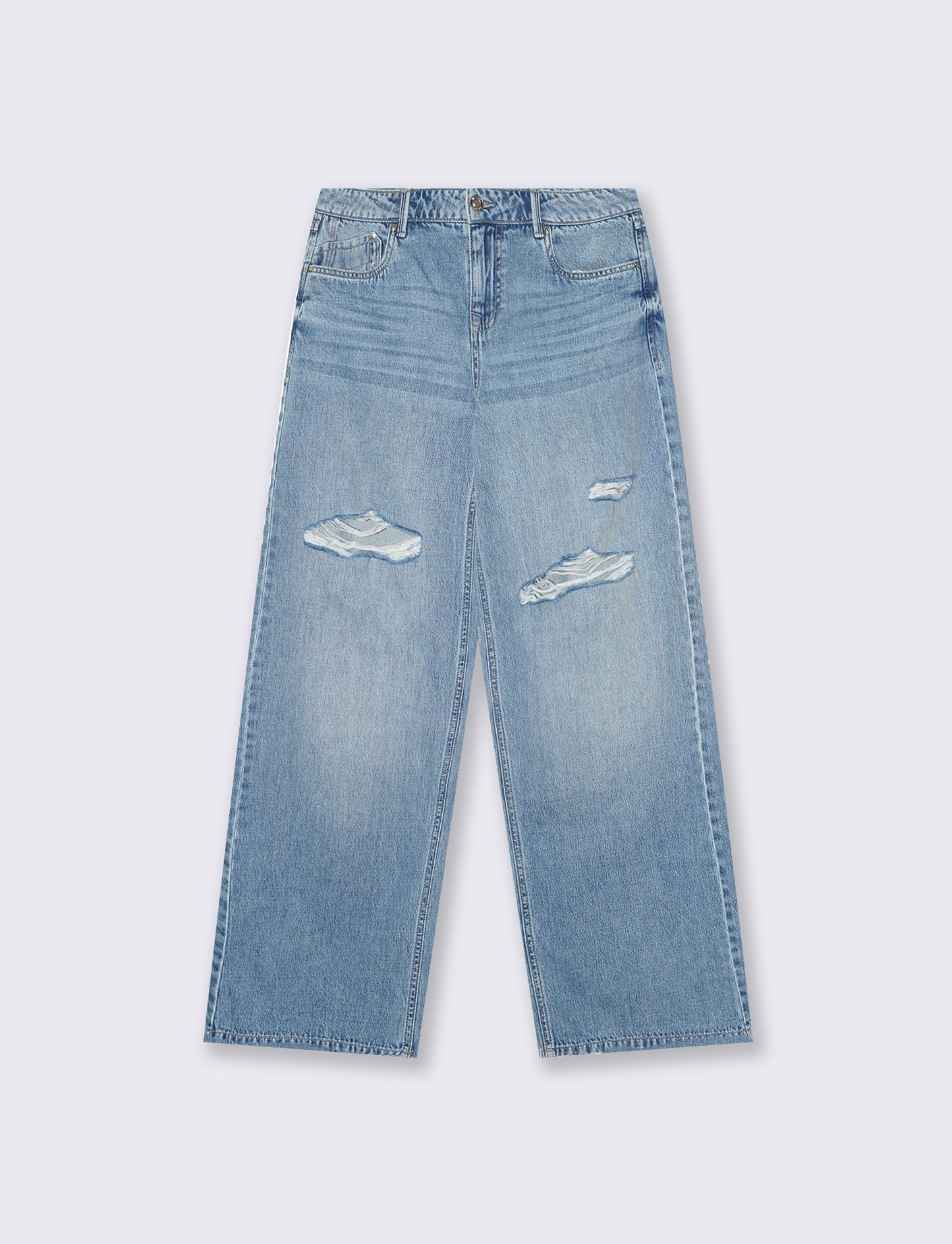JEANS STRAIGHT LEG - Denim chiaro