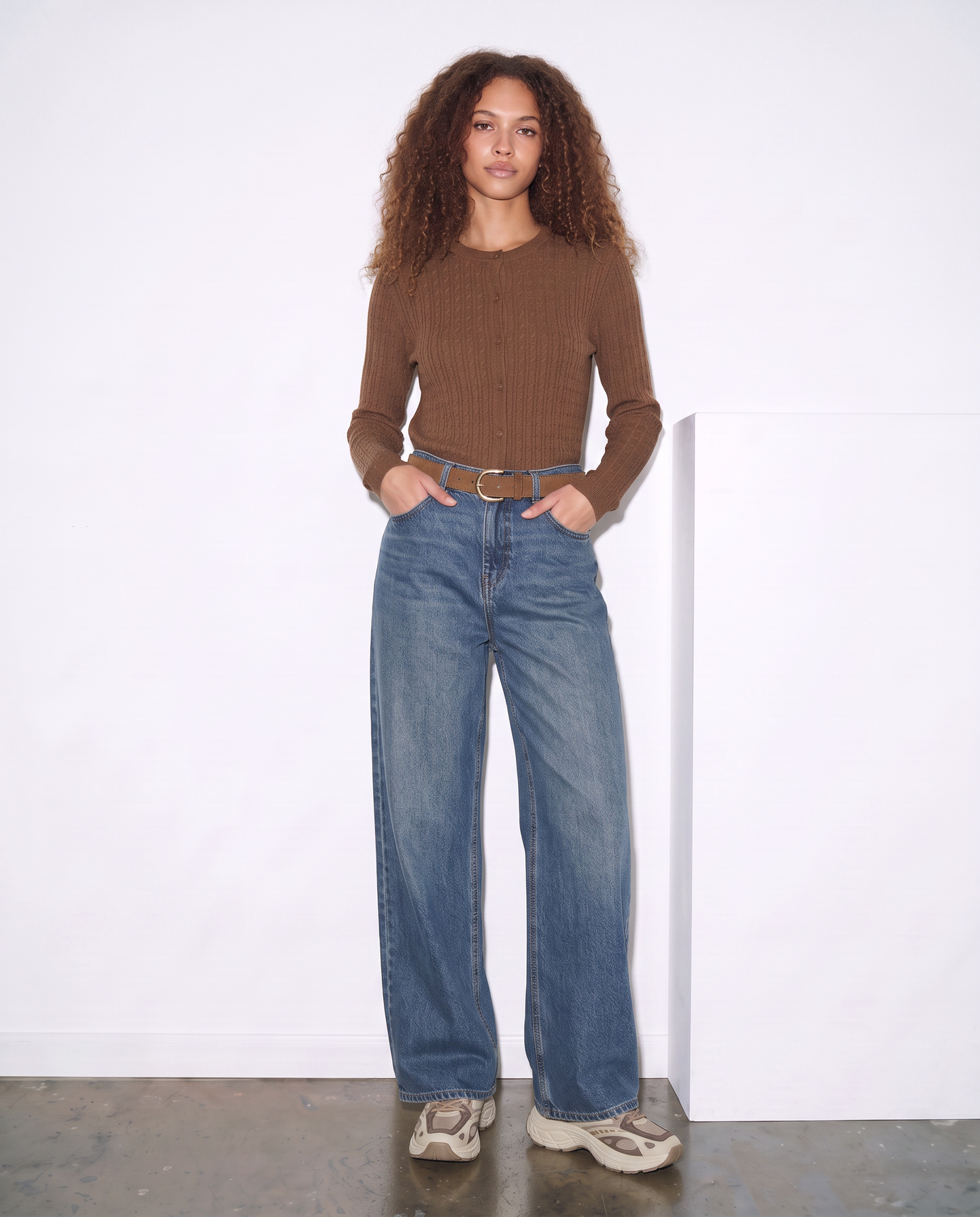 Jeans coulotte wide leg - Denim