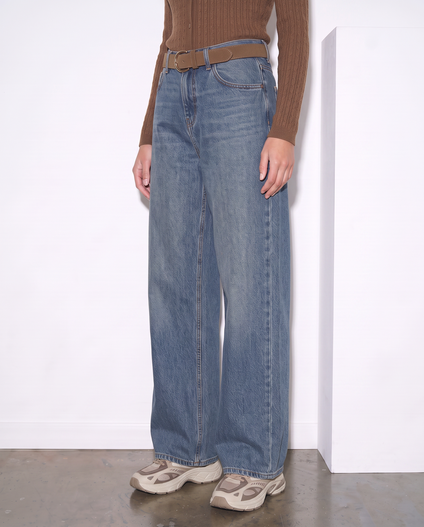 Jeans coulotte wide leg - Denim