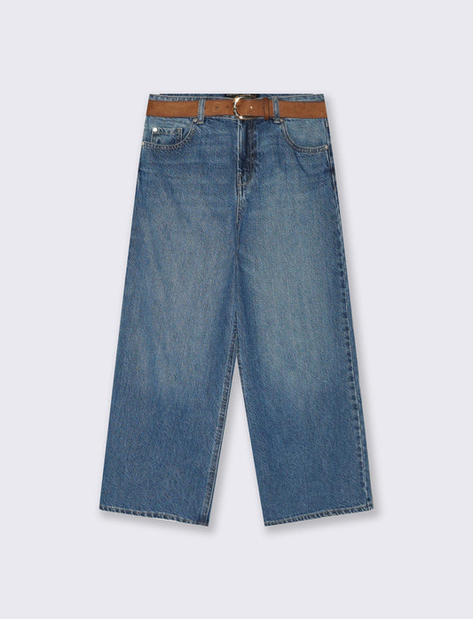 Jeans coulotte wide leg per un look unico - Denim