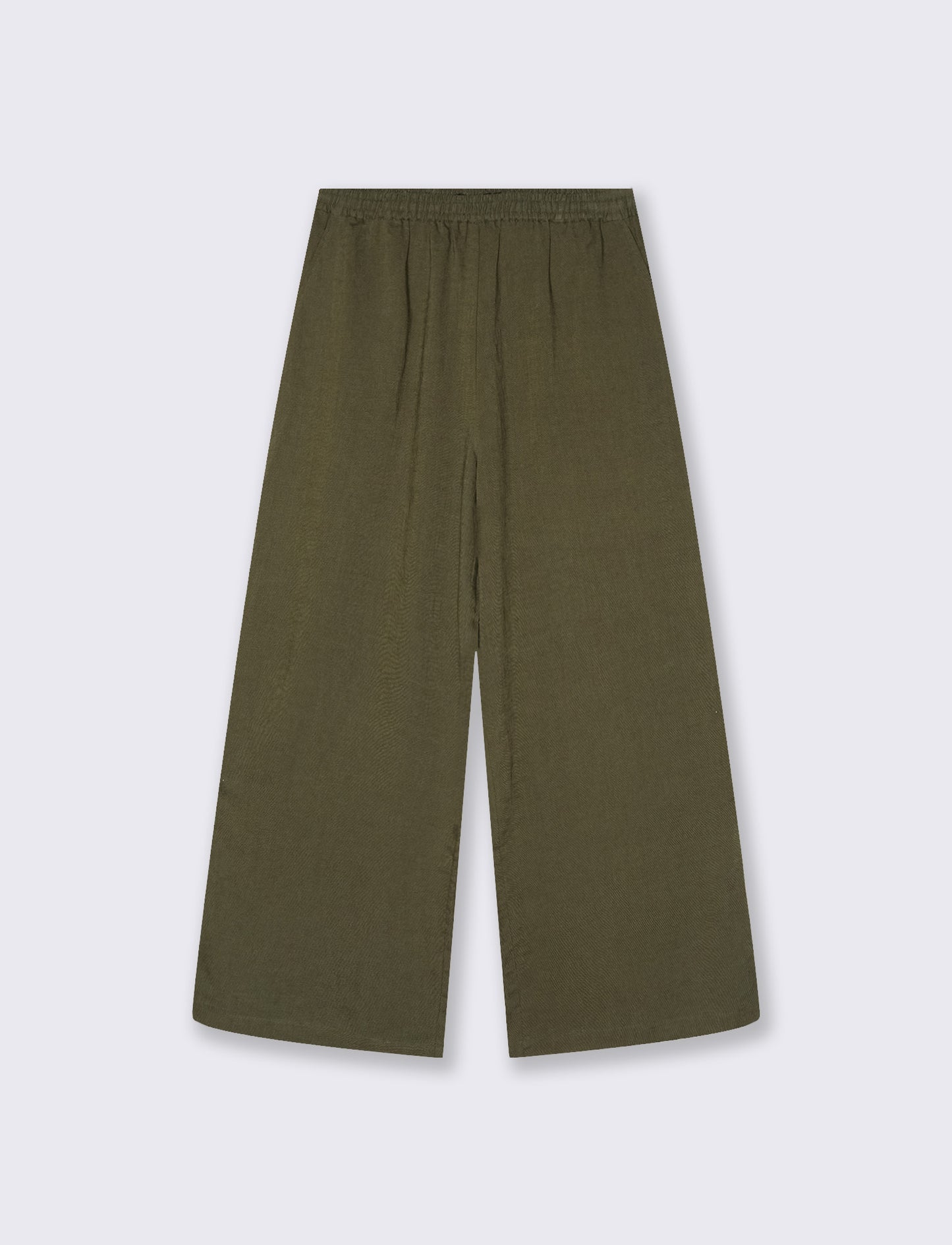 Pantalone gamba larga con elastico vita - Ve.milit.