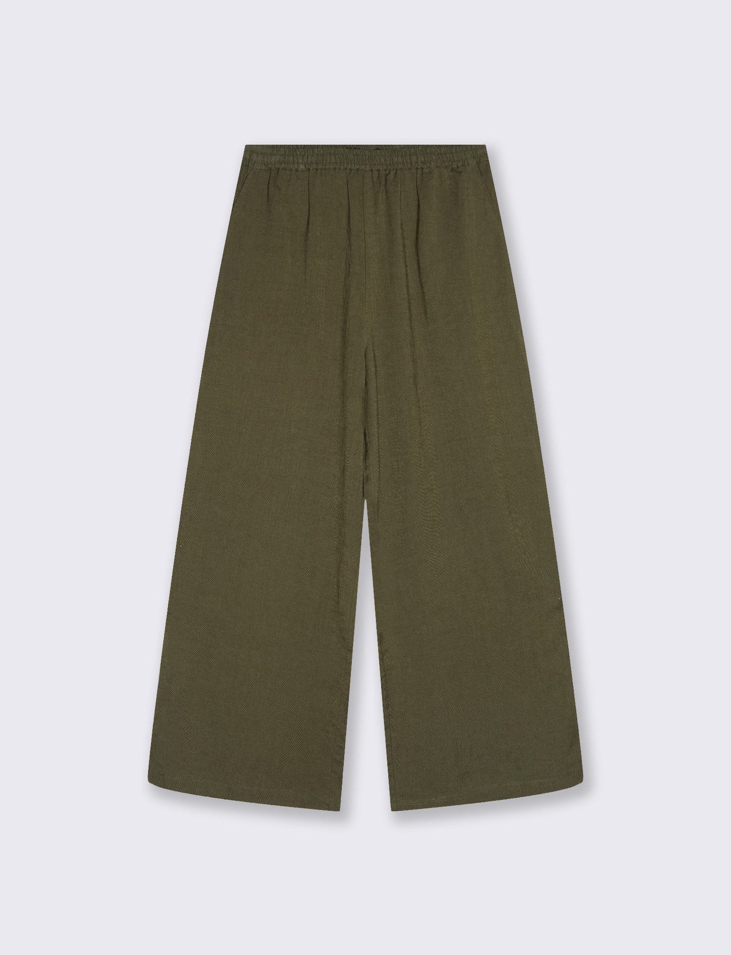 Pantalone gamba larga con elastico vita - Ve.milit.